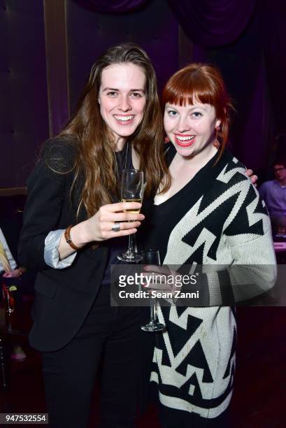 Georgia King and Molly Horan attend NYU Tisch School of the Arts GALA 2018 at Capitale on April 16, 2018 in New York City.