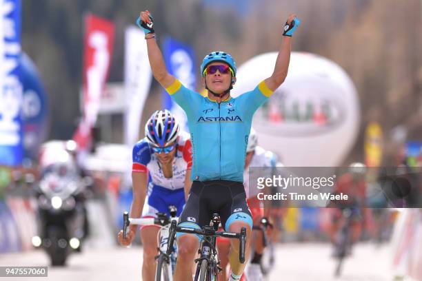 Arrival / Miguel Angel Lopez of Colombia and Astana Pro Team Celebration / Thibaut Pinot of France and Team Groupama FDJ / during the 42nd Tour of...