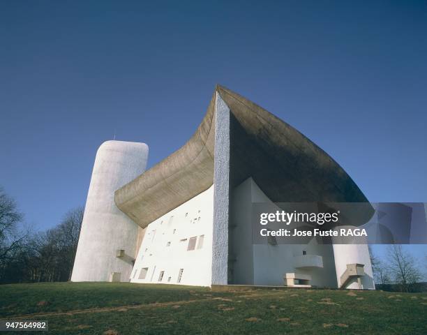 Chapelle Notre Dame du Haut , Ronchamp, France.