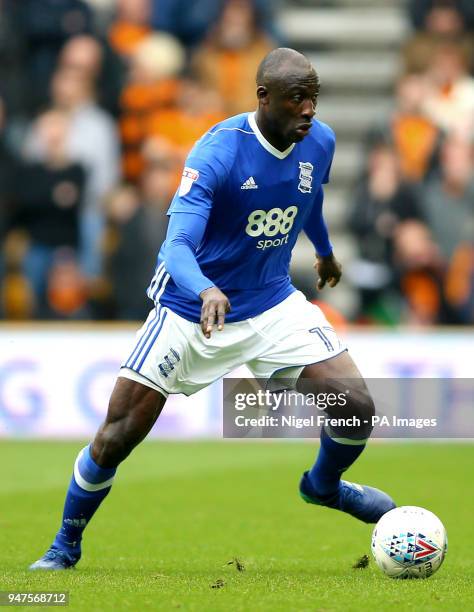 Birmingham City's Cheikh N'Doye during the Sky Bet Championship match at Molineux, Wolverhampton.