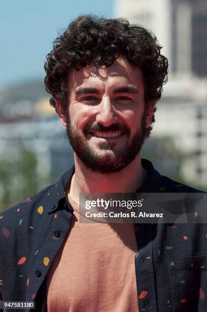 Actor Miki Esparbe attends 'Las Distancias' photocall during the 21th Malaga Film Festival on April 17, 2018 in Malaga, Spain.