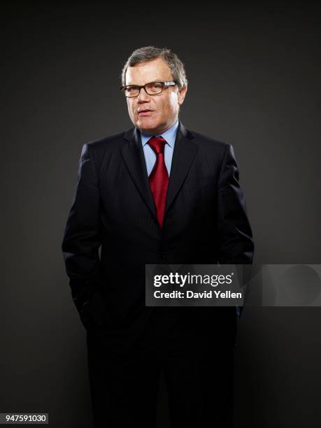 Martin Sorrell is photographed for Ad Week on November 4, 2008 in New York City.