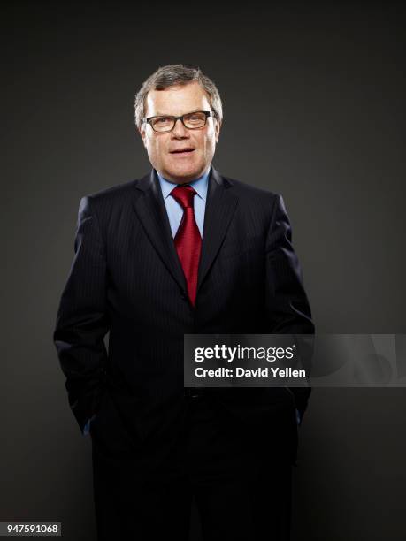 Martin Sorrell is photographed for Ad Week on November 4, 2008 in New York City.