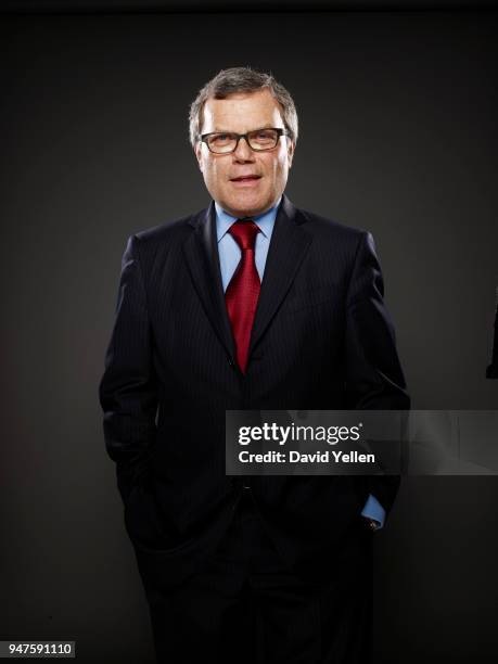 Martin Sorrell is photographed for Ad Week on November 4, 2008 in New York City.