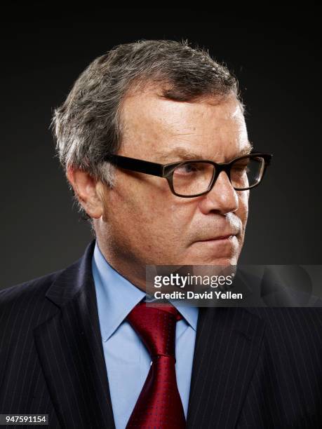 Martin Sorrell is photographed for Ad Week on November 4, 2008 in New York City.
