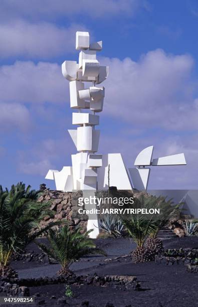 Le Monument au Paysan réalisé par Cesar Manrique, sur l'île de Lanzarote, Espagne.