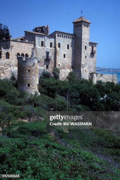 Le château de Tamarit, dans la province de Tarragone, Espagne.