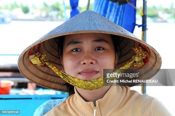Vietnam, Can Tho province, Mekong Delta, Can Tho Floating Market.