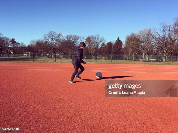 soccer practice - leana alagia stock pictures, royalty-free photos & images