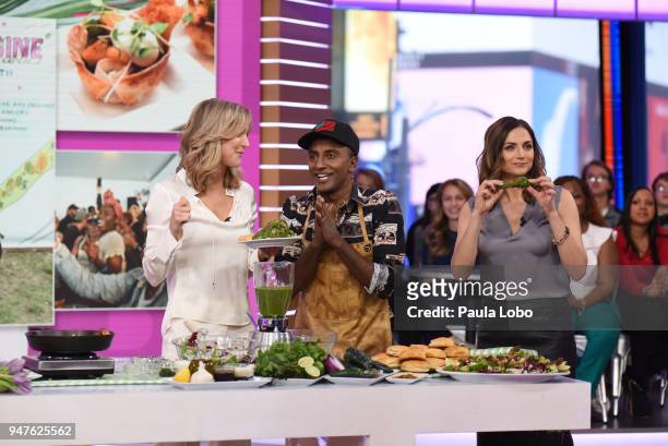 Marcus Samuelsson is a guest on "Good Morning America," Tuesday, April 17 airing on the Walt Disney Television via Getty Images Television Network....