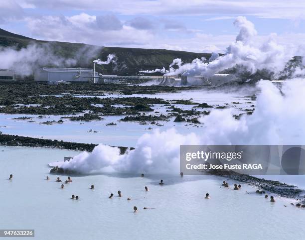 Islande, lagon bleu.