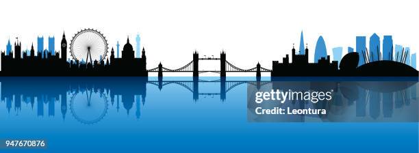 london (alle gebäude sind vollständig und beweglich) - big ben stock-grafiken, -clipart, -cartoons und -symbole