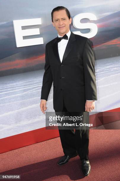 Actor Clifton Collins arrives for the Premiere Of HBO's "Westworld" Season 2 held at The Cinerama Dome on April 16, 2018 in Los Angeles, California.