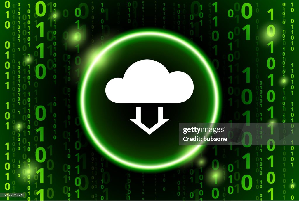 Cloud Computing Binary Code Vector Pattern Background High-Res Vector ...