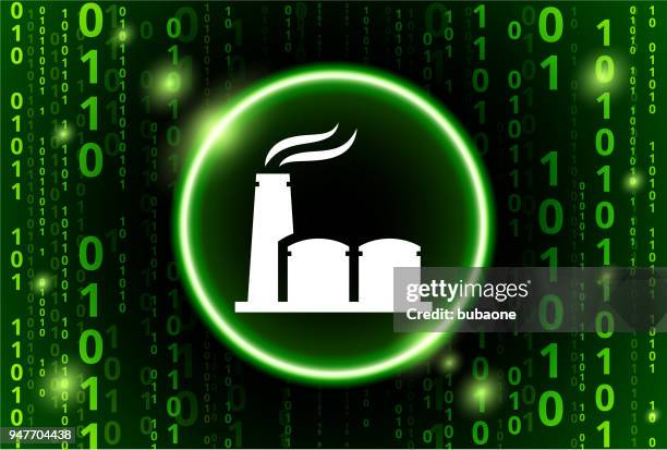 oil pump binary code vector pattern background - hydraulic fracturing icons stock illustrations