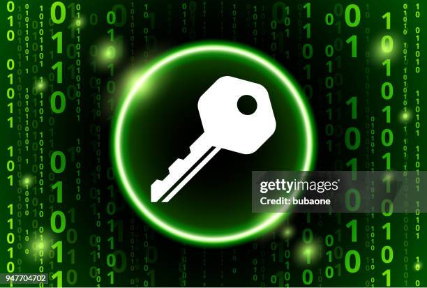 household key binary code vector pattern background - 3d illustration rendering of binary code pattern stock illustrations