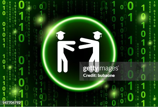 Graduation Binary Code Vector Pattern Background Graduation Binary Code Vector Pattern Background