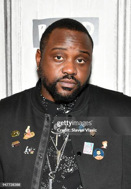 Actor Brian Tyree Henry visits Build Series to discuss Broadway's play "Lobby Hero" and TV series "Atlanta" at Build Studio on April 17, 2018 in New...