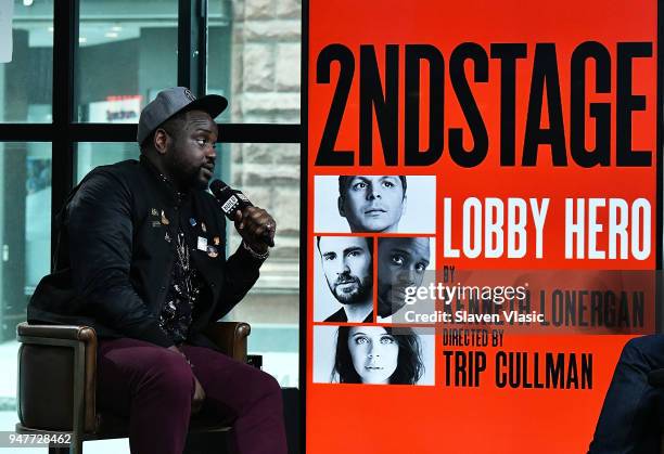 Actor Brian Tyree Henry visits Build Series to discuss Broadway's play "Lobby Hero" and TV series "Atlanta" at Build Studio on April 17, 2018 in New...