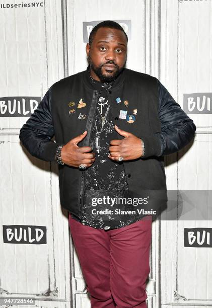 Actor Brian Tyree Henry visits Build Series to discuss Broadway's play "Lobby Hero" and TV series "Atlanta" at Build Studio on April 17, 2018 in New...