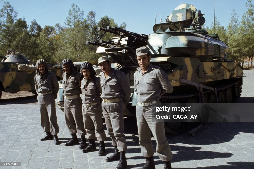 Syrian Army in Quneitra in the Golan Heights