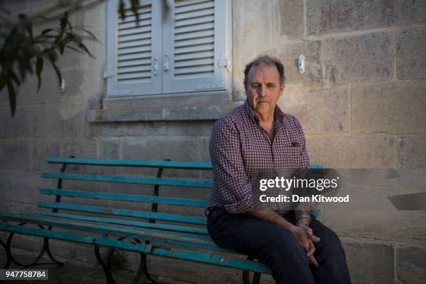 Portrait of Peter Caruana Galizia, the husband of Daphne Caruana Galizia on March 11, 2018 near Mosta, Malta. This series of images forms part of an...