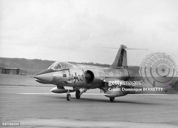 Avion Lockheed F-104 Starfighter de l'armée de l'air allemande.