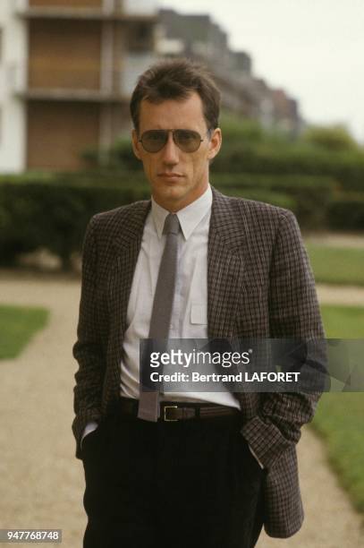 American actor James Woods at Deauville film festival, September 8, 1983.
