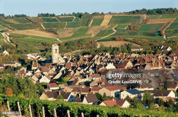 VILLAGE D'IRANCY, YONNE, FRANCE.