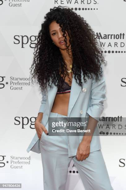 Vick Hope attends as Marriott International celebrates world-class loyalty programme with event including exclusive performance from Rag'n'Bone Man...