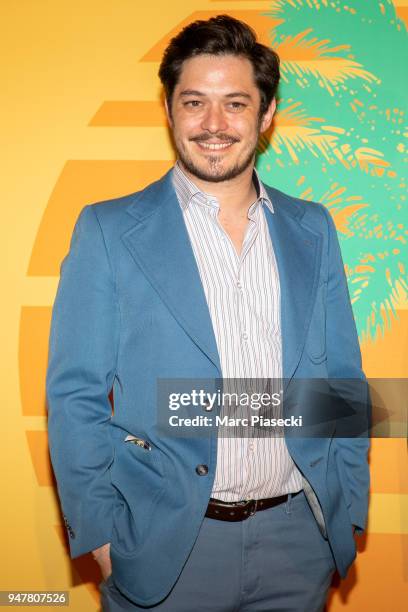 Actor Aurelien Wiik attends the 'MILF' Premiere at Cinema Gaumont Capucine on April 17, 2018 in Paris, France.