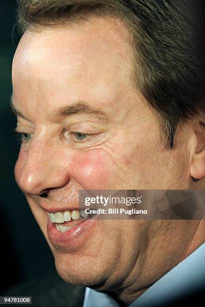Ford Chairman Bill Ford Jr., meets with the news media at a luncheon December 18, 2009 at the Ford Michigan Assembly Plant in Wayne, Michigan. The...