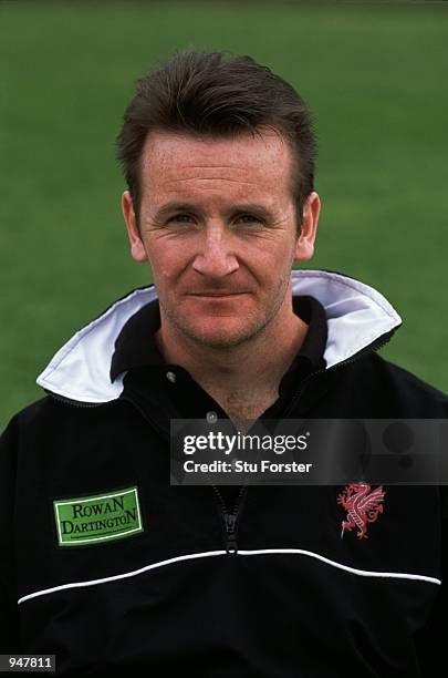 Portrait of Somerset CCC head coach Kevin Shine. \ Mandatory Credit: Stu Forster /Allsport