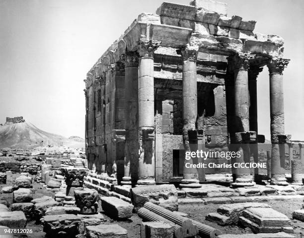 Le temple voué au dieu Baal de la cité antique de Palmyre, Syrie.