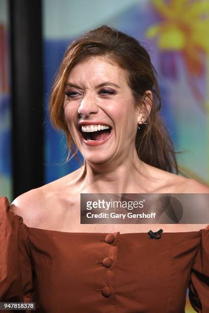 Actress Kate Walsh visits 'Extra' at R Lounge at the Renaissance Hotel on April 17, 2018 in New York City.