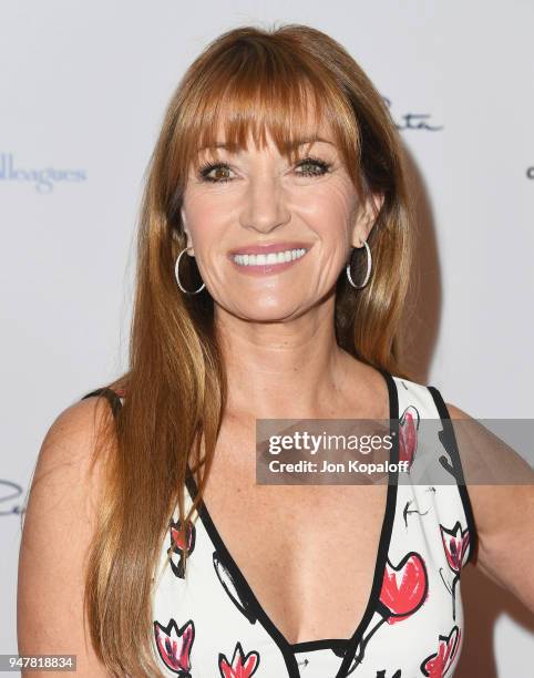 Jane Seymour attends The Colleagues And Oscar de la Renta's Annual Spring Luncheon at the Beverly Wilshire Four Seasons Hotel on April 17, 2018 in...