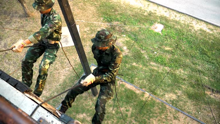 Hanging Rope Army 64 Soldier Climbing Rope Stock Videos, Footage, & 4K Video Clips ...
