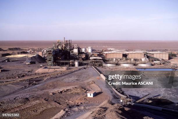 Usine d'uranium de la SOMAIR , Niger.