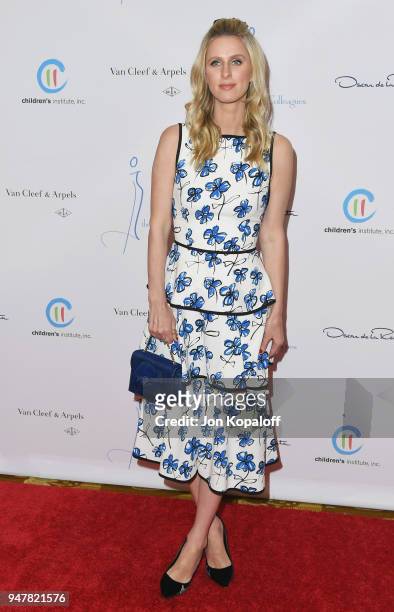 Nicky Hilton attends The Colleagues And Oscar de la Renta's Annual Spring Luncheon at the Beverly Wilshire Four Seasons Hotel on April 17, 2018 in...