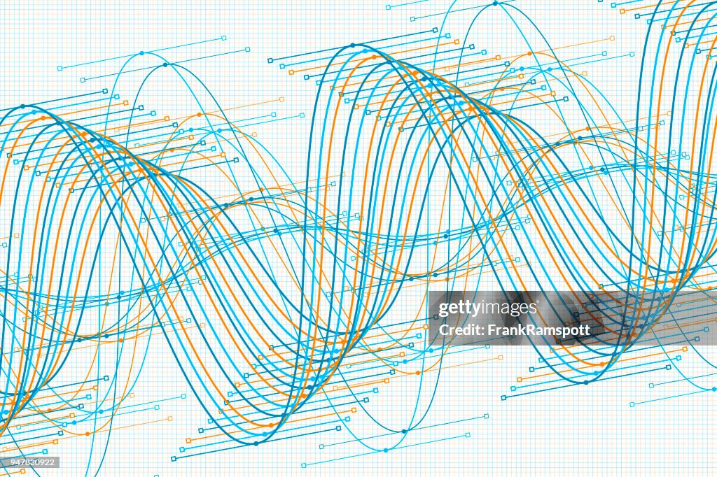 Research Vector Sine Wave Graph Pattern Horizontal High-Res Vector ...