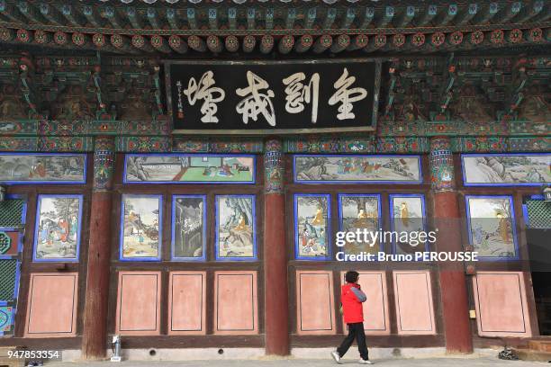 Asie, Coree du Sud, province de Gyeongsang du Sud, temple bouddhique de Haeinsa, classe par l'Unesco.