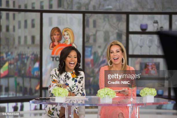 Sheinelle Jones and Kathie Lee Gifford on Tuesday, April 17, 2018 --