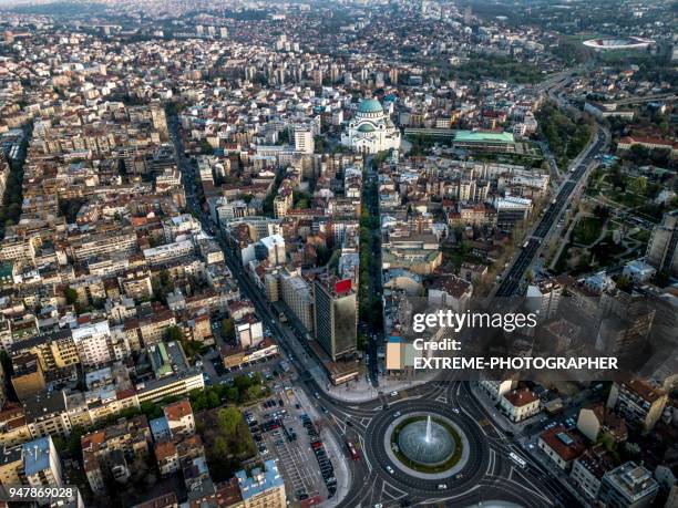 st. sava-tempel - serbia stock-fotos und bilder