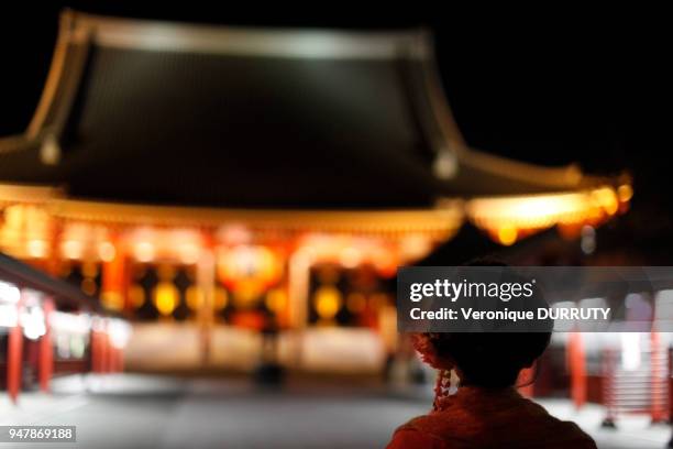 Temple Senso-Jior egalement appele Asakusa Kammon-Do, Asakusa, Tokyo, Japon.