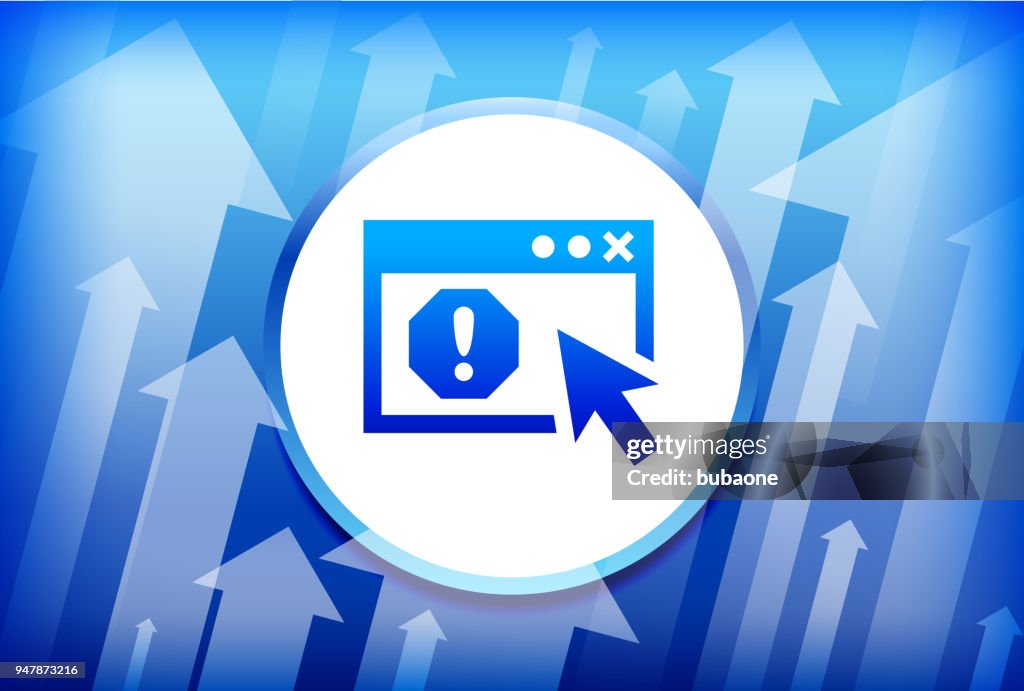 Up Error Sign Error Screen Blue Up Arrows Background High-Res Vector Graphic - Getty ...