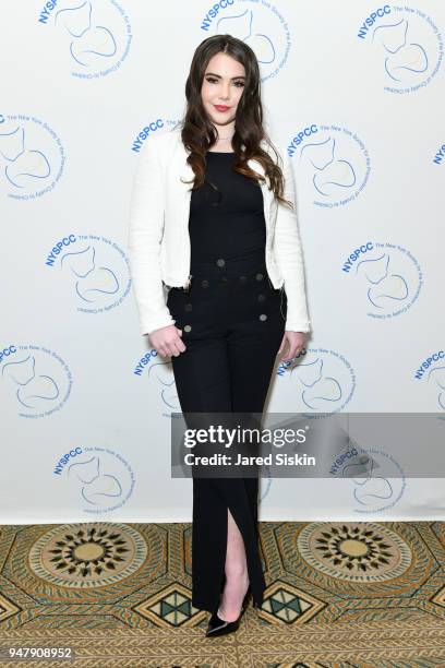 McKayla Maroney attends The New York Society for the Prevention of Cruelty to Children's 2018 Spring Luncheonat The Pierre Hotel on April 17, 2018 in...