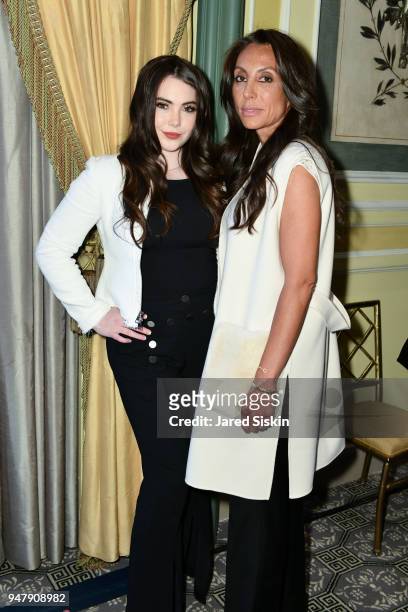 McKayla Maroney and Vicky Cornell attend The New York Society for the Prevention of Cruelty to Children's 2018 Spring Luncheon at The Pierre Hotel on...