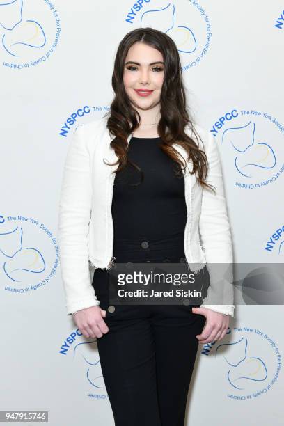McKayla Maroney attends The New York Society for the Prevention of Cruelty to Children's 2018 Spring Luncheonat The Pierre Hotel on April 17, 2018 in...