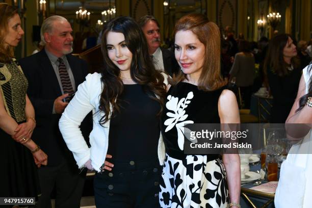 McKayla Maroney and Jean Shafiroff attend The New York Society for the Prevention of Cruelty to Children's 2018 Spring Luncheon at The Pierre Hotel...