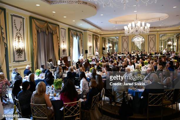 Dr. Mary L. Pulido and McKayla Maroney attend The New York Society for the Prevention of Cruelty to Children's 2018 Spring Luncheon at The Pierre...